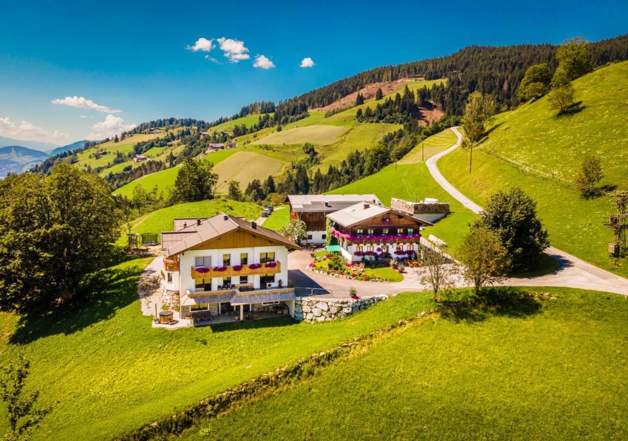 Lindbichlhof Urlaub Am Bio Bauernhof Apartment Sankt Johann im Pongau Bagian luar foto