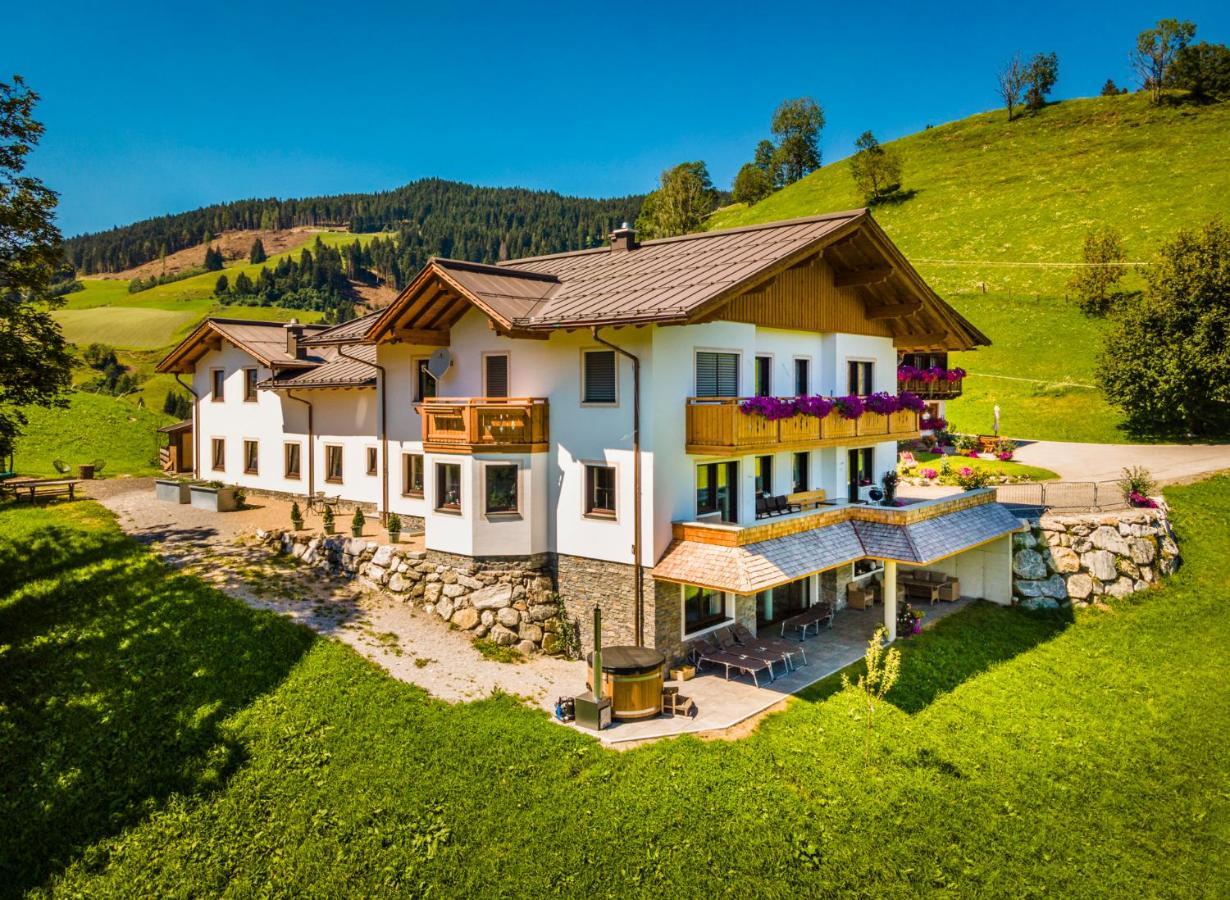 Lindbichlhof Urlaub Am Bio Bauernhof Apartment Sankt Johann im Pongau Bagian luar foto